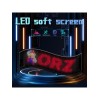 Led Matrix Panel Orta Boy Dijital Kayar Rgb Ekran Kumandalı Mobil Uygulamalı 60X12 cm