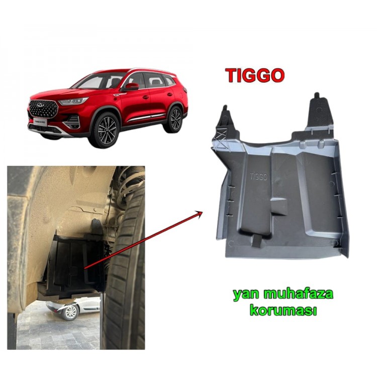 Tiggo 7 Pro Yan Muhafaza Koruma Plastik